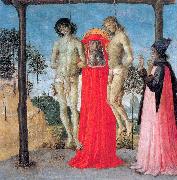 PERUGINO, Pietro St. Jerome Supporting Two Men on the Gallows oil painting reproduction